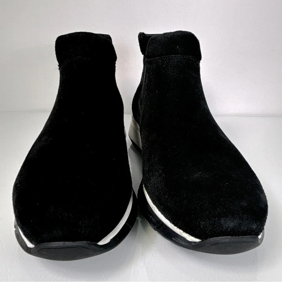 La Canadienne Nikki Black Waterproof Suede Leather High Top Sneakers Size 10 - Picture 3 of 13